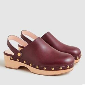J. Crew studded clogs- Never worn